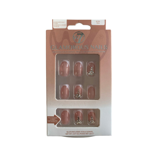 W7 - Unghie finte Glamorous Nails - Iced Tea