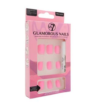 W7 - Unghie finte Glamorous Nails - Pink Kiss