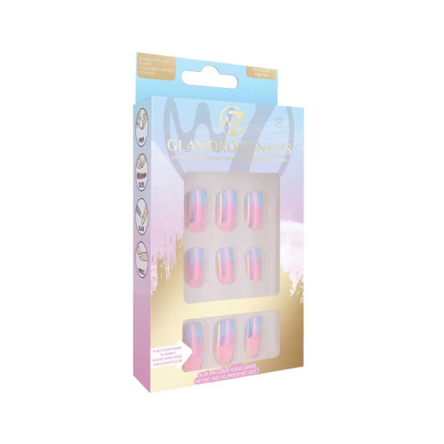 W7 - Unghie finte Glamorous Nails - Rainbow Dream