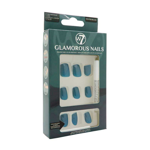 W7 - Unghie finte Glamorous Nails - Winter Blues