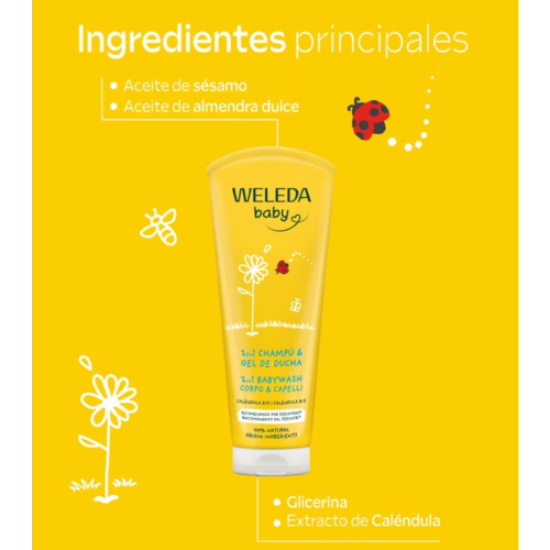 Weleda - Shampoo e body wash Baby - Calendula