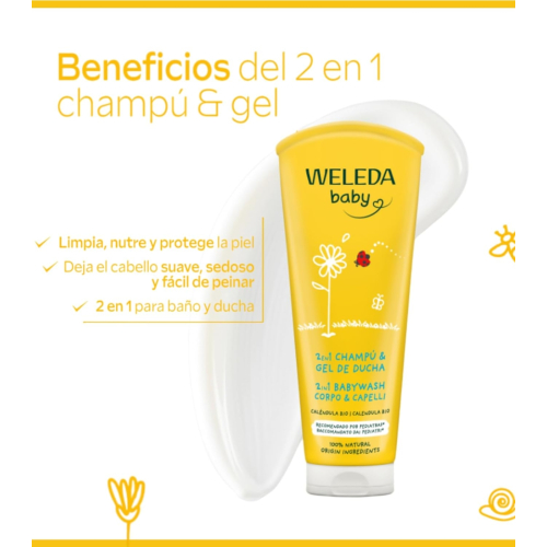 Weleda - Shampoo e body wash Baby - Calendula