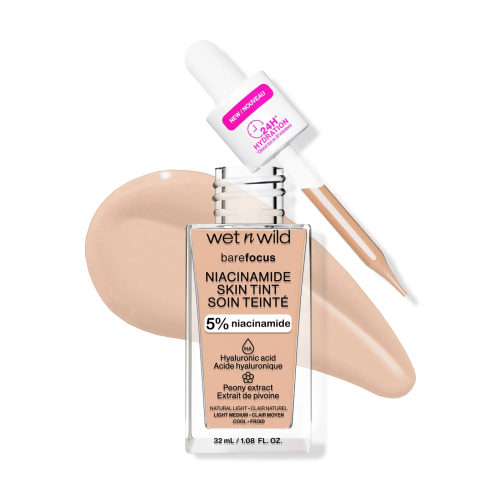 Wet N Wild - Fondotinta Bare Focus Niacinamide Skin Tint - Natural Light