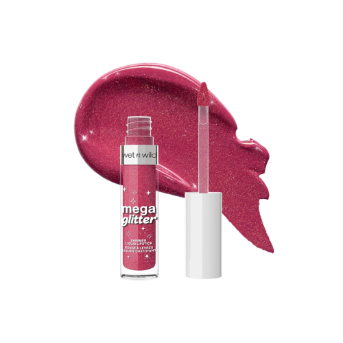 Wet n Wild - Rossetto liquido con glitter Mega Glitter - Pink Future