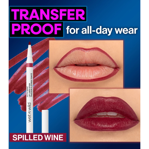 Wet n Wild - Matita labbra Perfect Pout - Spilled Wine