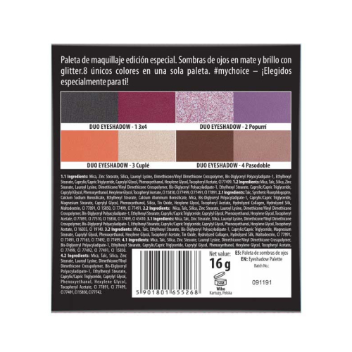 Wibo - *#MYCHOICEWIBO* - Palette di ombreti  x Anabel Mua