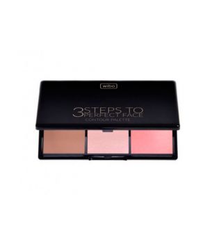 Wibo - Palette polvere contorno 3 Steps to perfect face - Light