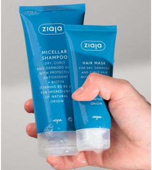Ziaja - *Antiossidante* - Shampoo Micellare per capelli danneggiati, tinti o ricci