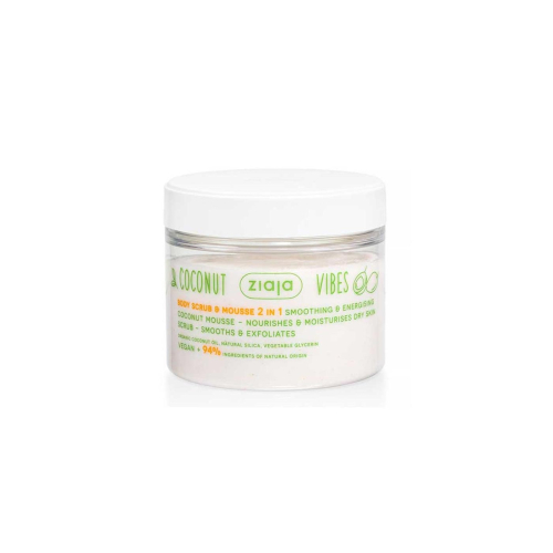 Ziaja - *Coconut and Orange Vibes* - Scrub corpo e mousse 2 in 1 con note di cocco