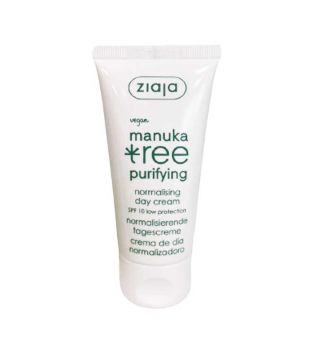 Ziaja - Crema da giorno normalizzante-idratante Manuka Tree SPF10 - Pelli miste e grasse