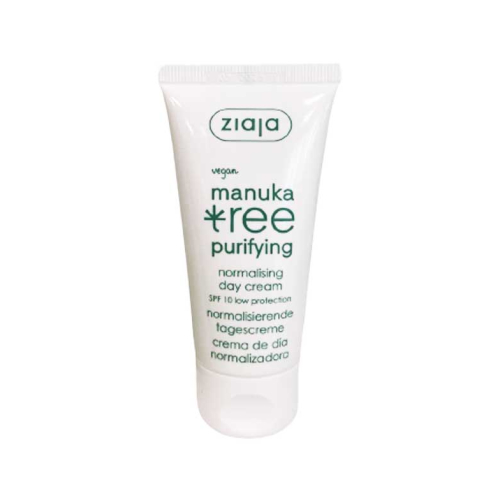 Ziaja - Crema da giorno normalizzante-idratante Manuka Tree SPF10 - Pelli miste e grasse