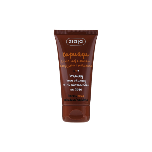 Ziaja - Crema viso autoabbronzante giorno SPF10 Cupuaçu