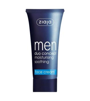 Ziaja - crema idratante per uomo con opacizzante e lenitive SPF 6
