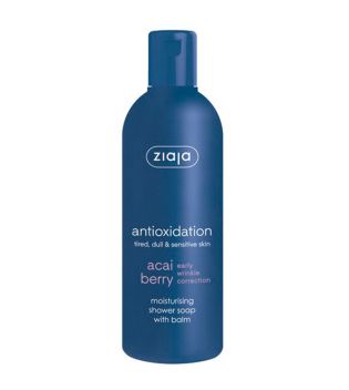 Ziaja - Morbido sapone per la doccia con balsamo idratante per il corpo - Acai Berry