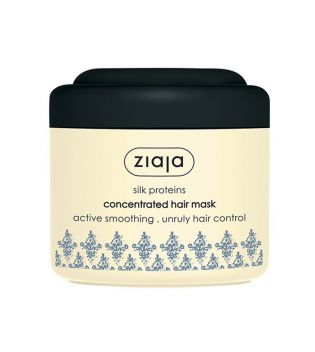 Ziaja - Maschera per capelli lisciante con proteine della seta
