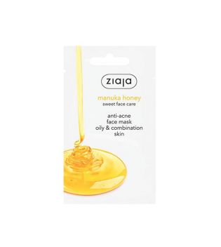 Ziaja - Maschera viso al miele anti-acne Manuka per pelli grasse