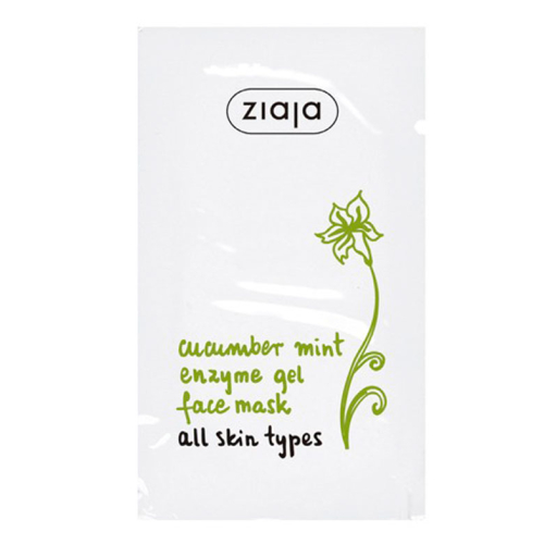 Ziaja - Maschera viso gel di cetriolo menta enzima