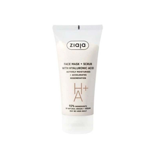 Ziaja - Maschera viso e scrub con acido ialuronico
