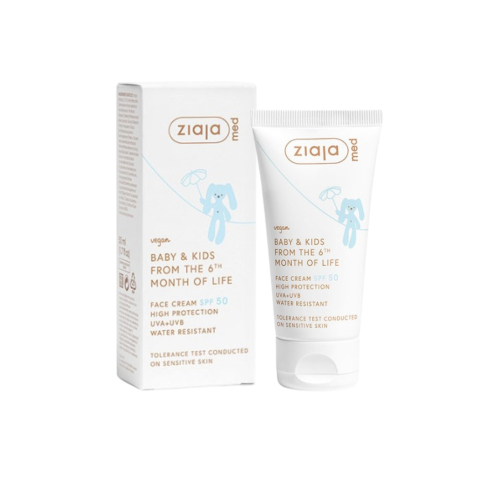 Ziaja Med - *Baby & Kids* - Crema viso impermeabile SPF 50