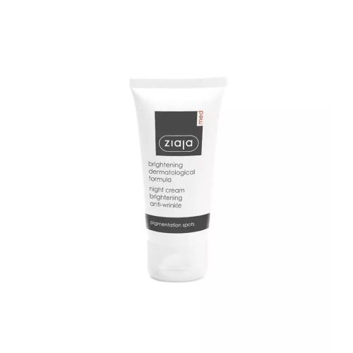 Ziaja Med - *Brightening* - Crema viso notte sbiancante e antirughe