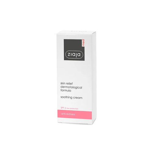 Ziaja Med - Crema viso lenitiva antiarrossamento SPF6