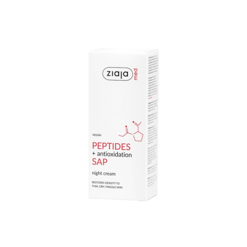 Ziaja Med - *Peptides* - Crema viso notte antiossidante SAP