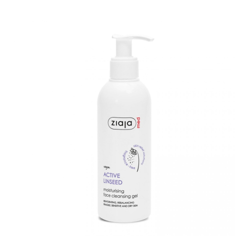 Ziaja Med - *Semillas de Lino* - Gel detergente idratante per il viso
