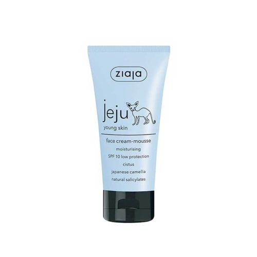 Ziaja - Mousse viso idratante SPF10 Jeju Young Skin
