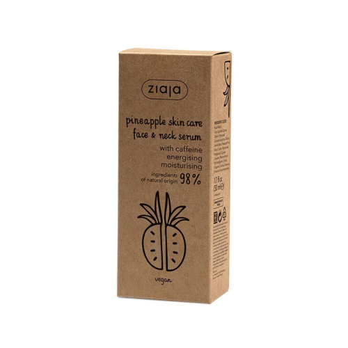Ziaja - Siero viso e collo con caffeina - Ananas