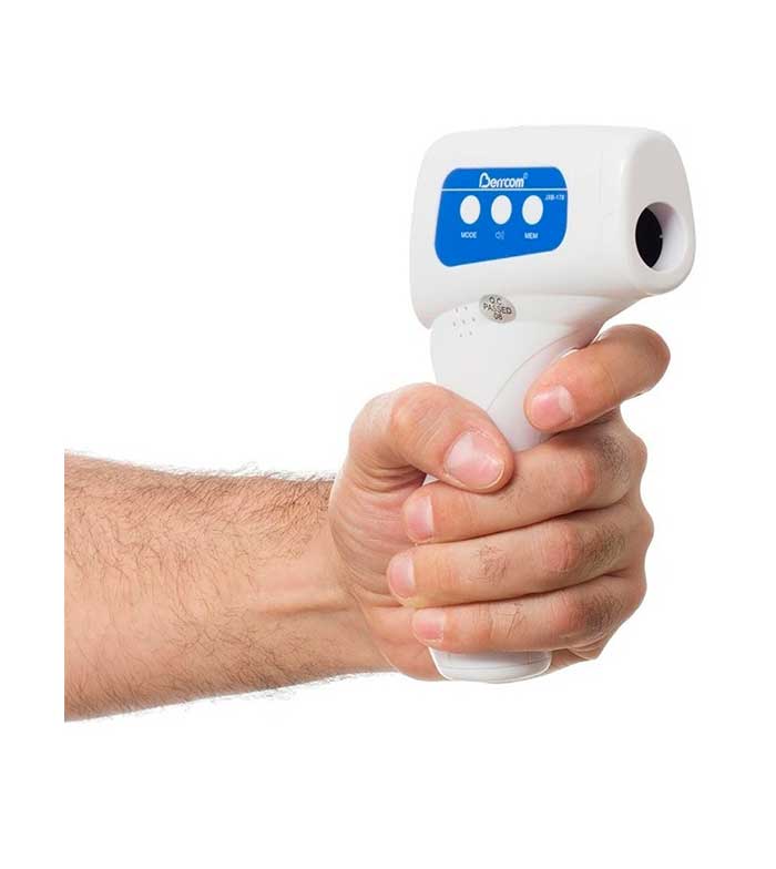 garanzia di 2 anni fronte digitale digitale termometro a infrarosso Cosmo LED contactless misurazione rapida e accurata e istantanea senza contatto
