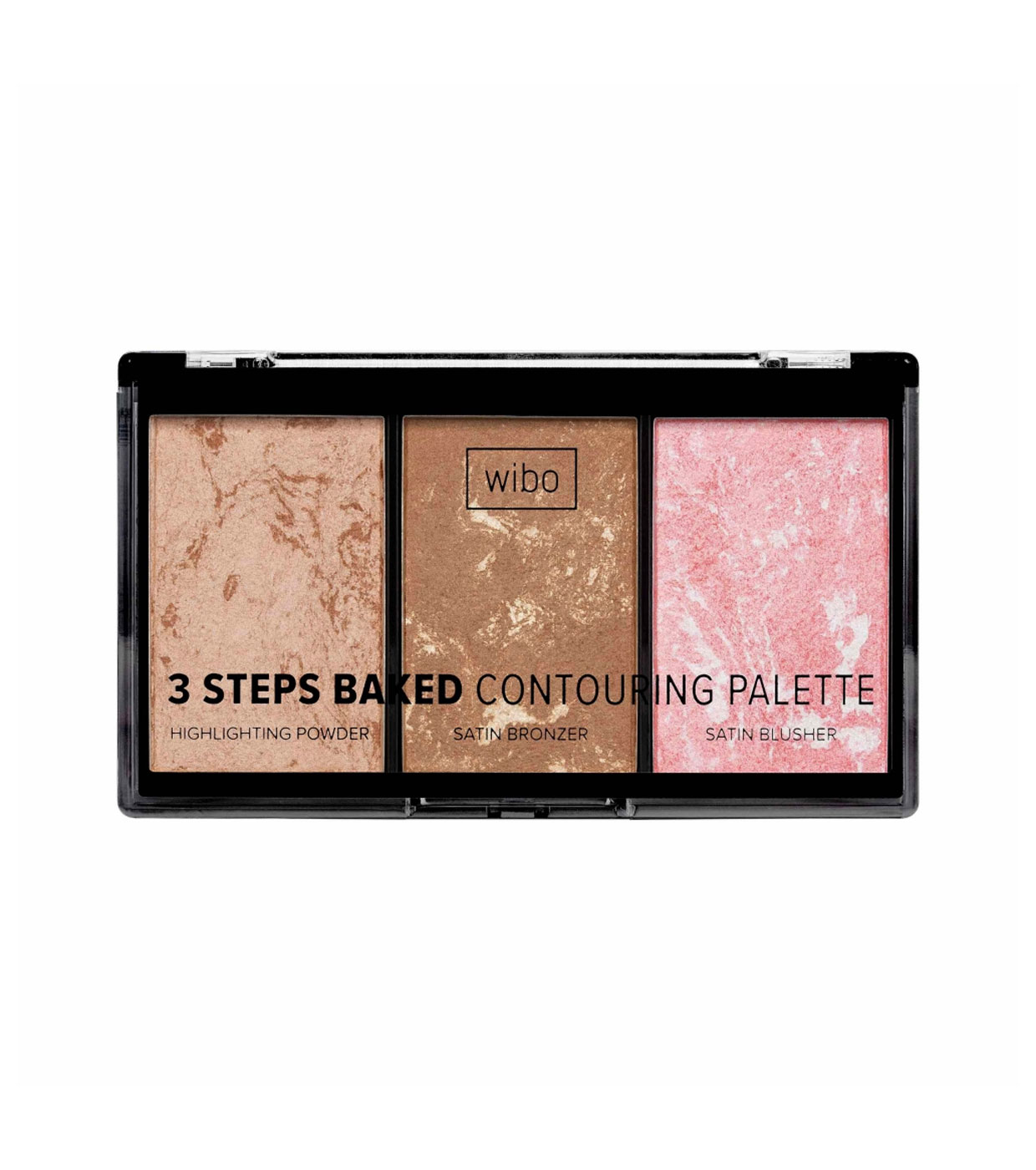 Wibo - Palette viso 3 Steps Baked Contouring