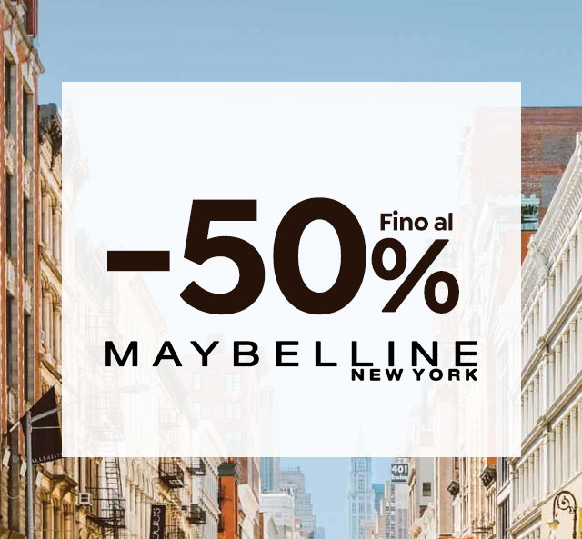 Hasta 50% en Maybelline Hasta 50% en Maybelline