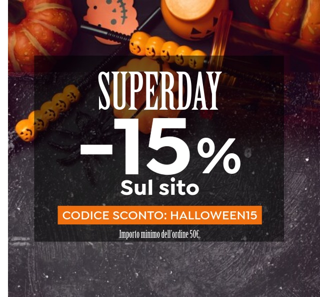 SUPERDAY  -15% en toda la web