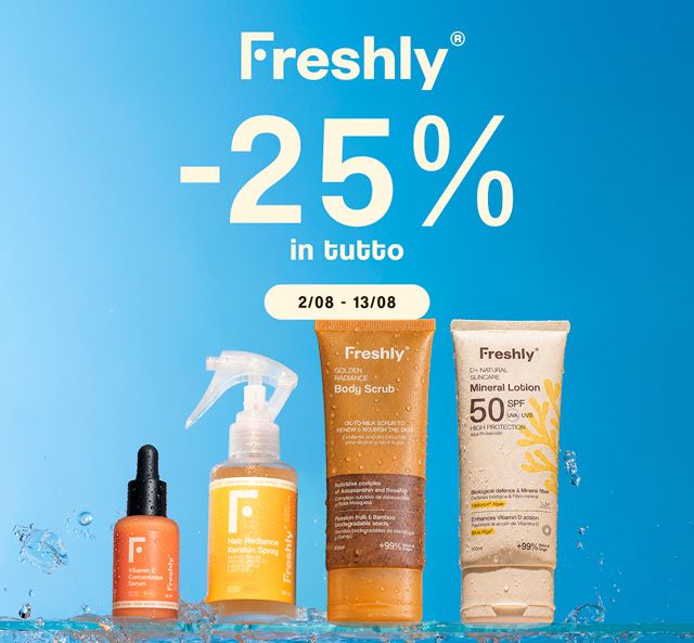 Freshly Cosmetics -25% en Todo